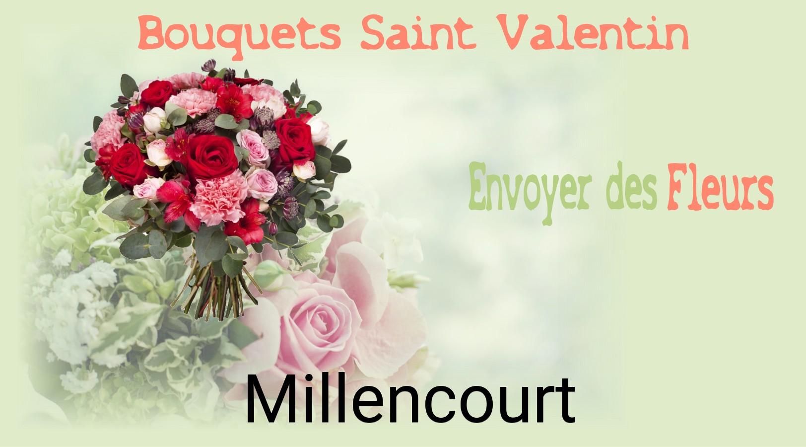Roses de Saint-Valentin livrées à Millencourt